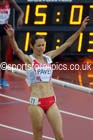 Jo Pavey (England) finishes 3rd in the womens 5000 metres at the Commonwealth Games, Glasgow. Photo: David T. Hewitson/Sports for All Pics